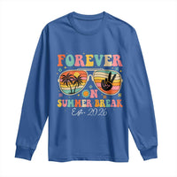 Retired Teacher Gift Long Sleeve Shirt Forever On Summer Break Retirement 2026