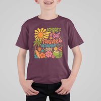 Schools Out Forever Retirement 2026 T Shirt For Kid Retired Teacher Gifts Vintage Flower Graphic