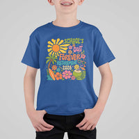 Schools Out Forever Retirement 2026 T Shirt For Kid Retired Teacher Gifts Vintage Flower Graphic