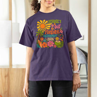Schools Out Forever Retirement 2026 T Shirt For Women Retired Teacher Gifts Vintage Flower Graphic