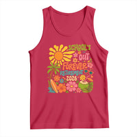 Schools Out Forever Retirement 2026 Tank Top Retired Teacher Gifts Vintage Flower Graphic