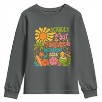 Schools Out Forever Retirement 2026 Youth Sweatshirt Retired Teacher Gifts Vintage Flower Graphic
