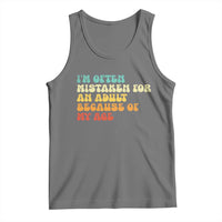 Im Often Mistaken For An Adult Because Of My Age Tank Top Sarcastic Quote Funny Saying Old Guys Birthday Gifts