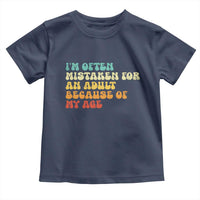 Im Often Mistaken For An Adult Because Of My Age Toddler T Shirt Sarcastic Quote Funny Saying Old Guys Birthday Gifts