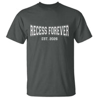 Retired Teacher T Shirt Retro Varsity Vintage Recess Forever Retirement 2026