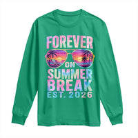 Retired Teacher Long Sleeve Shirt Forever On Summer Break Retirement 2026