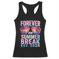 Retired Teacher Racerback Tank Top Forever On Summer Break Retirement 2026