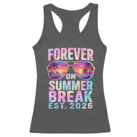Retired Teacher Racerback Tank Top Forever On Summer Break Retirement 2026