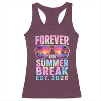 Retired Teacher Racerback Tank Top Forever On Summer Break Retirement 2026