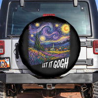 Let it Gogh Funny Vincent Van Gogh Starry Night Spare Tire Cover