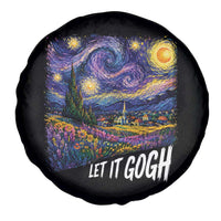 Let it Gogh Funny Vincent Van Gogh Starry Night Spare Tire Cover