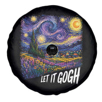 Let it Gogh Funny Vincent Van Gogh Starry Night Spare Tire Cover