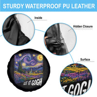 Let it Gogh Funny Vincent Van Gogh Starry Night Spare Tire Cover