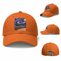 Let it Gogh Funny Vincent Van Gogh Starry Night Baseball Cap