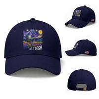 Let it Gogh Funny Vincent Van Gogh Starry Night Baseball Cap