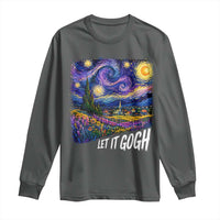 Let it Gogh Funny Vincent Van Gogh Starry Night Long Sleeve Shirt