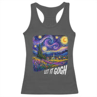 Let it Gogh Funny Vincent Van Gogh Starry Night Racerback Tank Top