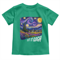 Let it Gogh Funny Vincent Van Gogh Starry Night Toddler T Shirt