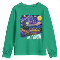 Let it Gogh Funny Vincent Van Gogh Starry Night Youth Sweatshirt