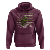 Flounder Fishing Camouflage American Flag Hoodie Patriotic Flatfish Angler Gift Saltwater Fishing Lovers