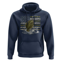 Flounder Fishing Camouflage American Flag Hoodie Patriotic Flatfish Angler Gift Saltwater Fishing Lovers