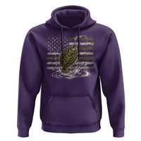 Flounder Fishing Camouflage American Flag Hoodie Patriotic Flatfish Angler Gift Saltwater Fishing Lovers