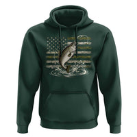 Camouflage American Flag Trout Fishing Hoodie Patriotic Saltwater Angler Gift Sea Fishing Lovers