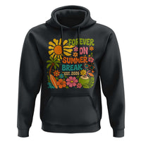 Retired Teacher Gift Hoodie Forever On Summer Break Retirement 2026 Vintage Flower Graphic