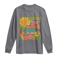 Retired Teacher Gift Long Sleeve Shirt Forever On Summer Break Retirement 2026 Vintage Flower Graphic
