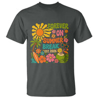 Retired Teacher Gift T Shirt Forever On Summer Break Retirement 2026 Vintage Flower Graphic