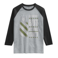 Im Friendly But My Wife Isnt Funny Husband Raglan Shirt Vintage American Flag