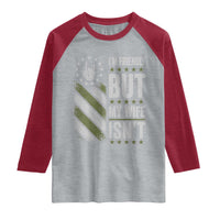 Im Friendly But My Wife Isnt Funny Husband Raglan Shirt Vintage American Flag