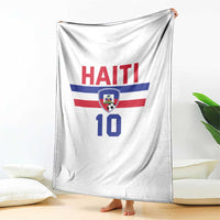 Haiti Haitian Flag Throw Blanket Proud Haitienne Cheer Country Favorite Spirit Game Caribbean Souvenir