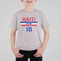 Haiti Haitian Flag T Shirt For Kid Proud Haitienne Cheer Country Favorite Spirit Game Caribbean Souvenir