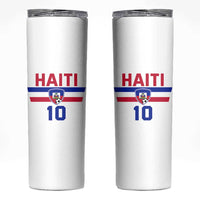 Haiti Haitian Flag Skinny Tumbler Proud Haitienne Cheer Country Favorite Spirit Game Caribbean Souvenir