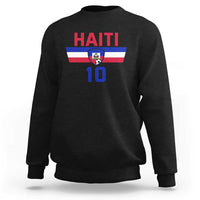 Haiti Haitian Flag Sweatshirt Proud Haitienne Cheer Country Favorite Spirit Game Caribbean Souvenir
