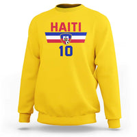 Haiti Haitian Flag Sweatshirt Proud Haitienne Cheer Country Favorite Spirit Game Caribbean Souvenir