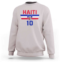 Haiti Haitian Flag Sweatshirt Proud Haitienne Cheer Country Favorite Spirit Game Caribbean Souvenir