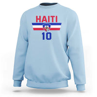 Haiti Haitian Flag Sweatshirt Proud Haitienne Cheer Country Favorite Spirit Game Caribbean Souvenir