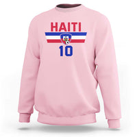 Haiti Haitian Flag Sweatshirt Proud Haitienne Cheer Country Favorite Spirit Game Caribbean Souvenir