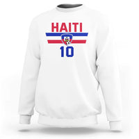 Haiti Haitian Flag Sweatshirt Proud Haitienne Cheer Country Favorite Spirit Game Caribbean Souvenir
