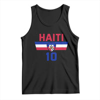 Haiti Haitian Flag Tank Top Proud Haitienne Cheer Country Favorite Spirit Game Caribbean Souvenir