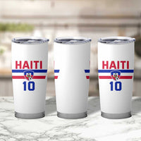 Haiti Haitian Flag Tumbler Cup Proud Haitienne Cheer Country Favorite Spirit Game Caribbean Souvenir