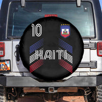Haiti Soccer Spare Tire Cover Haitian Football Fan Pride National Team Support Graphic