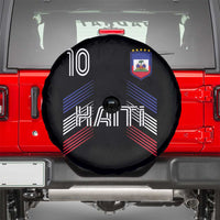 Haiti Soccer Spare Tire Cover Haitian Football Fan Pride National Team Support Graphic