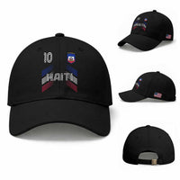 Haiti Soccer Baseball Cap Haitian Football Fan Pride National Team Support Graphic