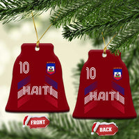 Haiti Soccer Ceramic Ornament Haitian Football Fan Pride National Team Support Graphic