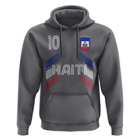 Haiti Soccer Hoodie Haitian Football Fan Pride National Team Support Graphic