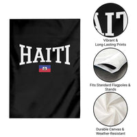 Haiti Haitian Flag Caribbean Souvenir Garden Flag Vintage Varsity Sports