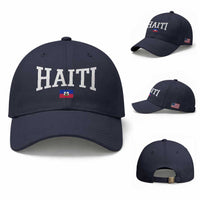 Haiti Haitian Flag Caribbean Souvenir Baseball Cap Vintage Varsity Sports